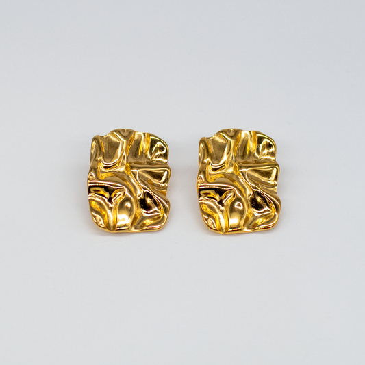 Boucles d’Oreilles Rectangle Abstrait