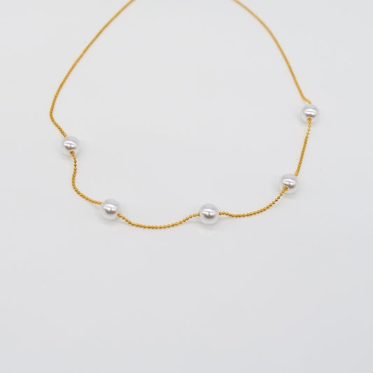 Collier Élégance Perles Dispersées