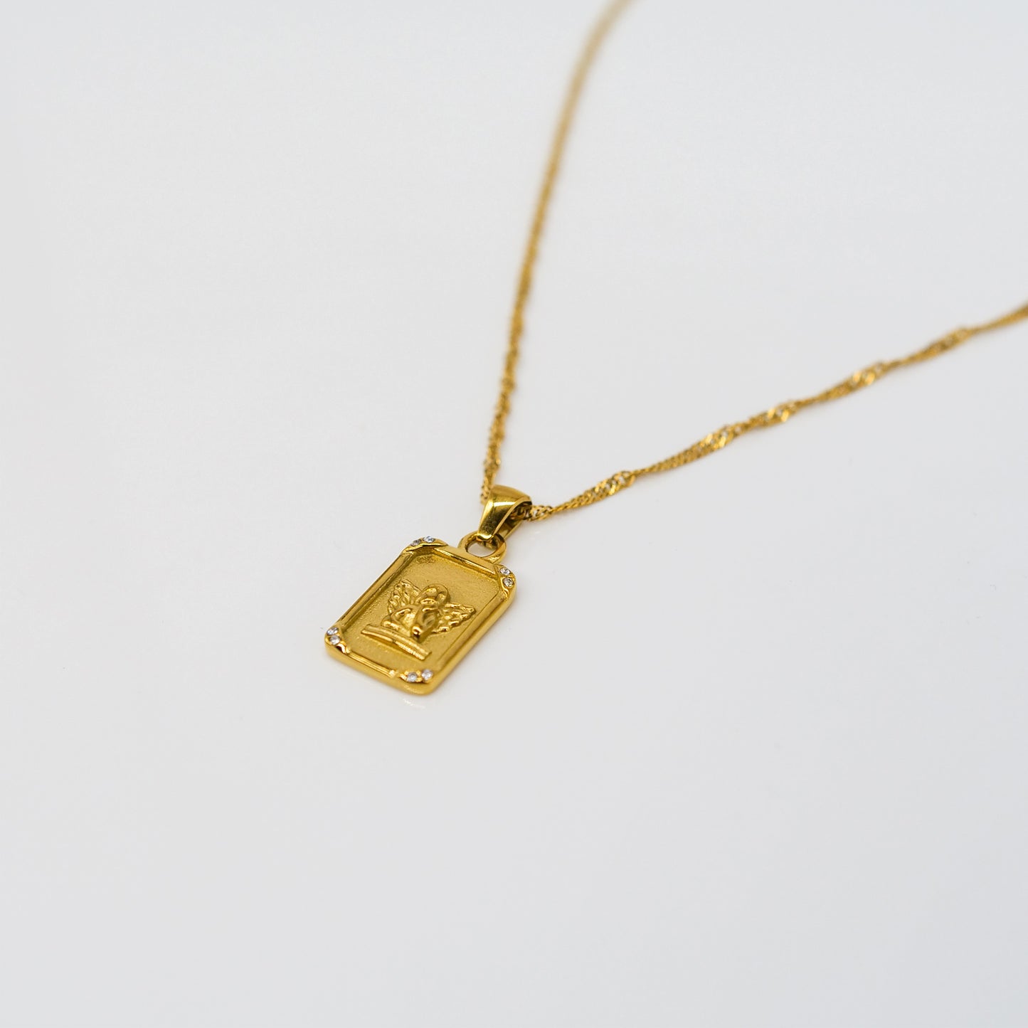 Collier Rectangulaire Ange