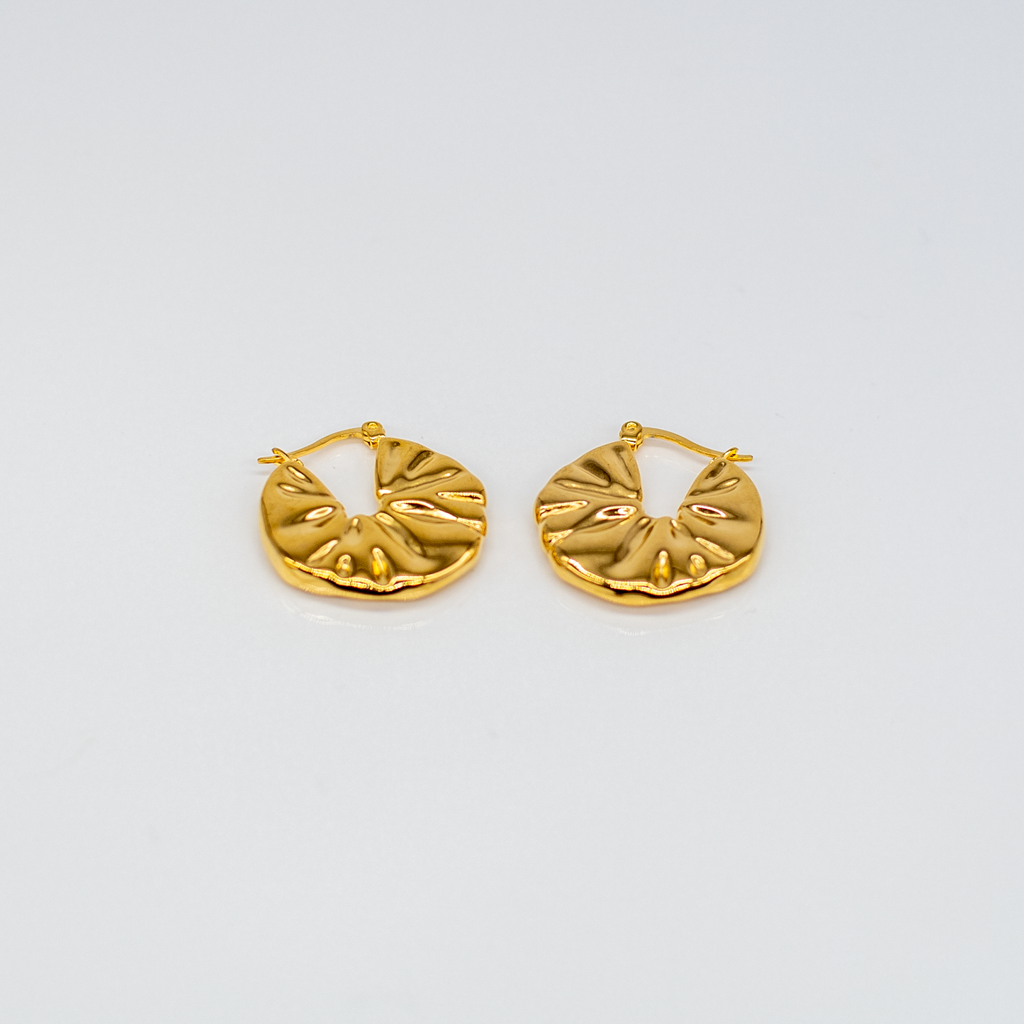 Boucles d’oreilles abstraites cercles ouverts