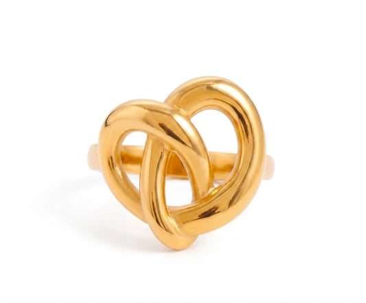 Bague Noeud Entrelacé en Or – Bijou Chic et Minimaliste