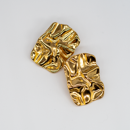 Boucles d’Oreilles Rectangle Abstrait