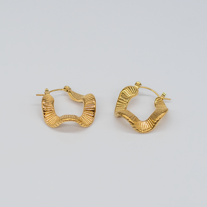 Boucles d’Oreilles Abstraites Texturées