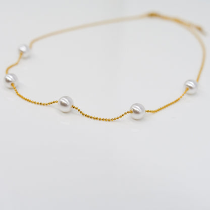 Collier Élégance Perles Dispersées