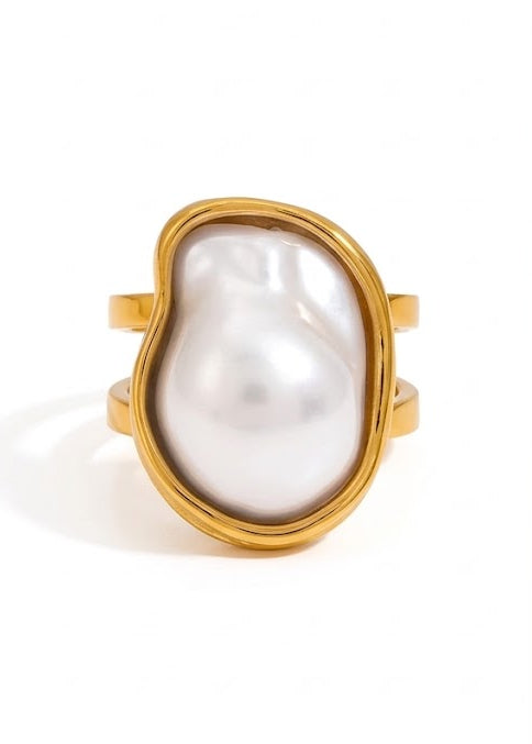 Bague perle