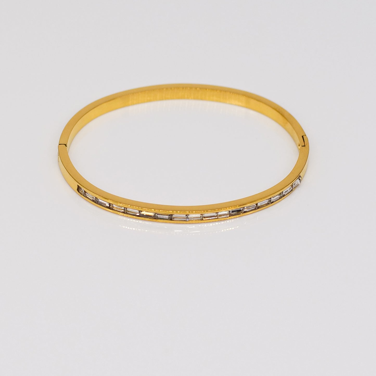 Bracelet Moderne avec Multiples Rectangles Facettés