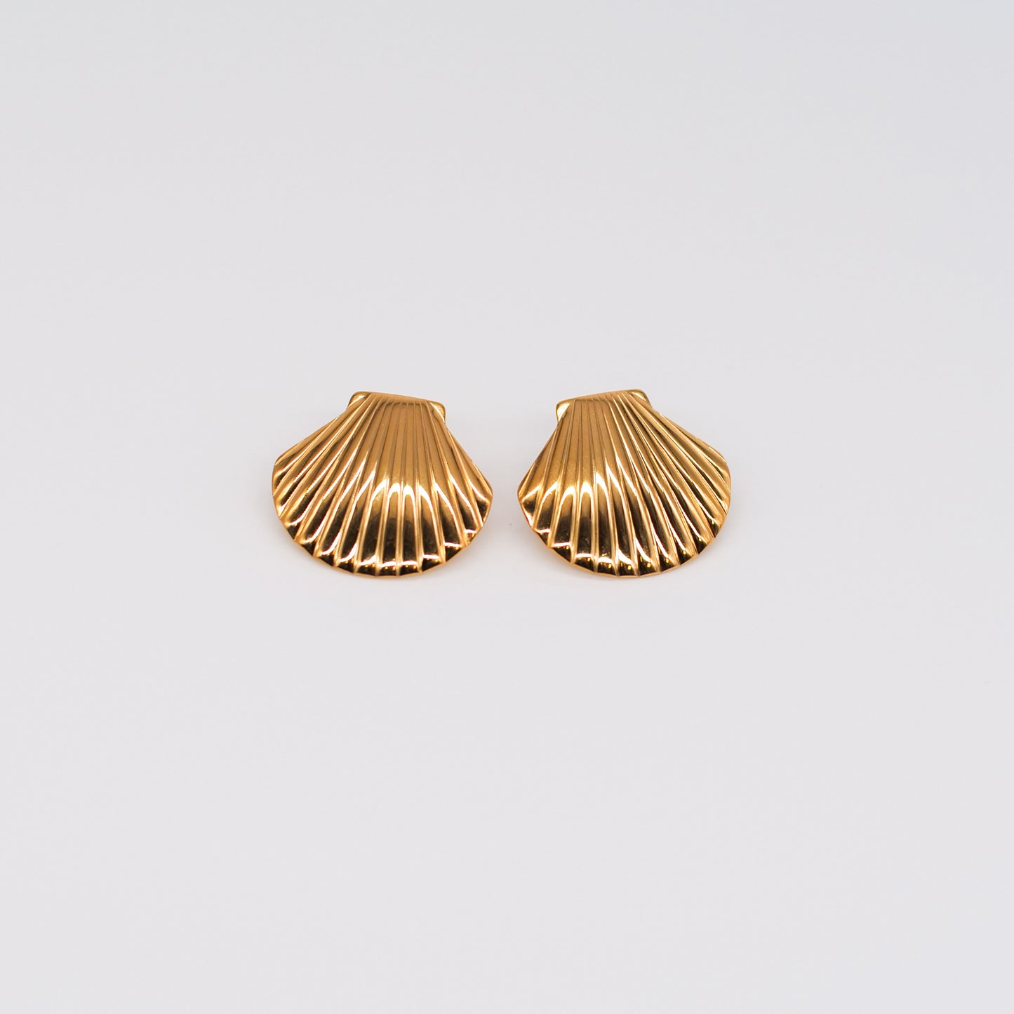 Boucles d’Oreilles Coquilles Saint-Jacques