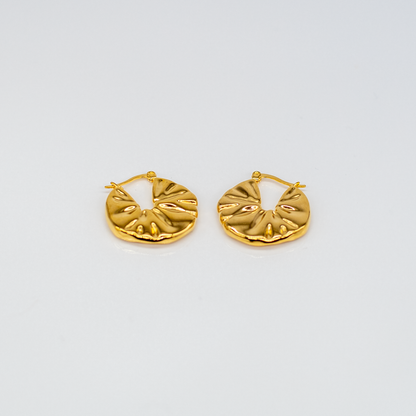 Boucles d’oreilles abstraites cercles ouverts