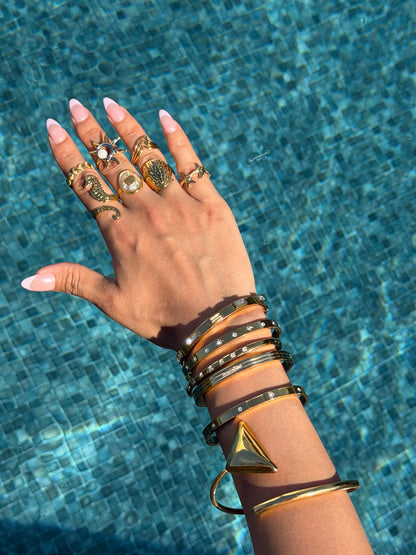 Bague Étoile de Mer 360 en Or Ajustable