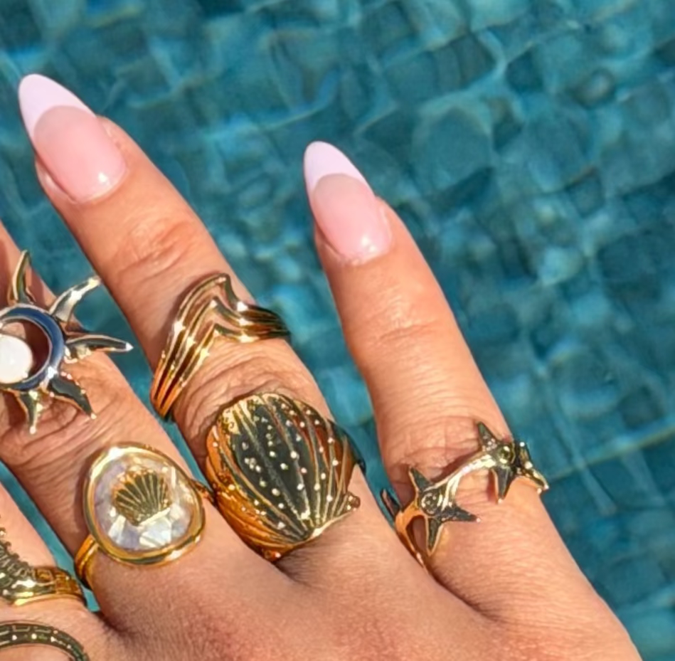 Bague à vague